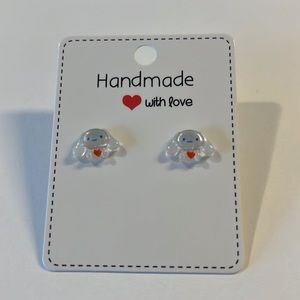 Cinnamoroll glow in the dark earrings